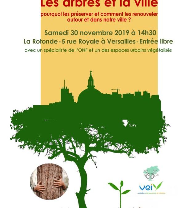 Conférence « Les arbres et la ville » le 30 novembre 2019