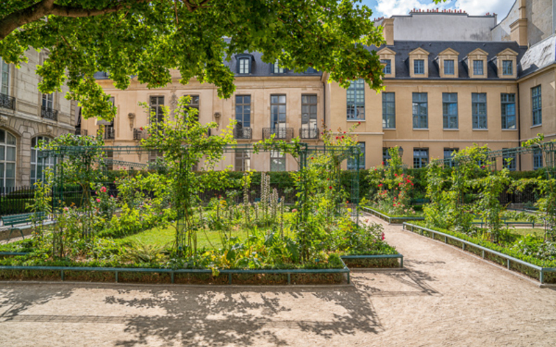 Visite des jardins secrets du quartier du Marais à Paris